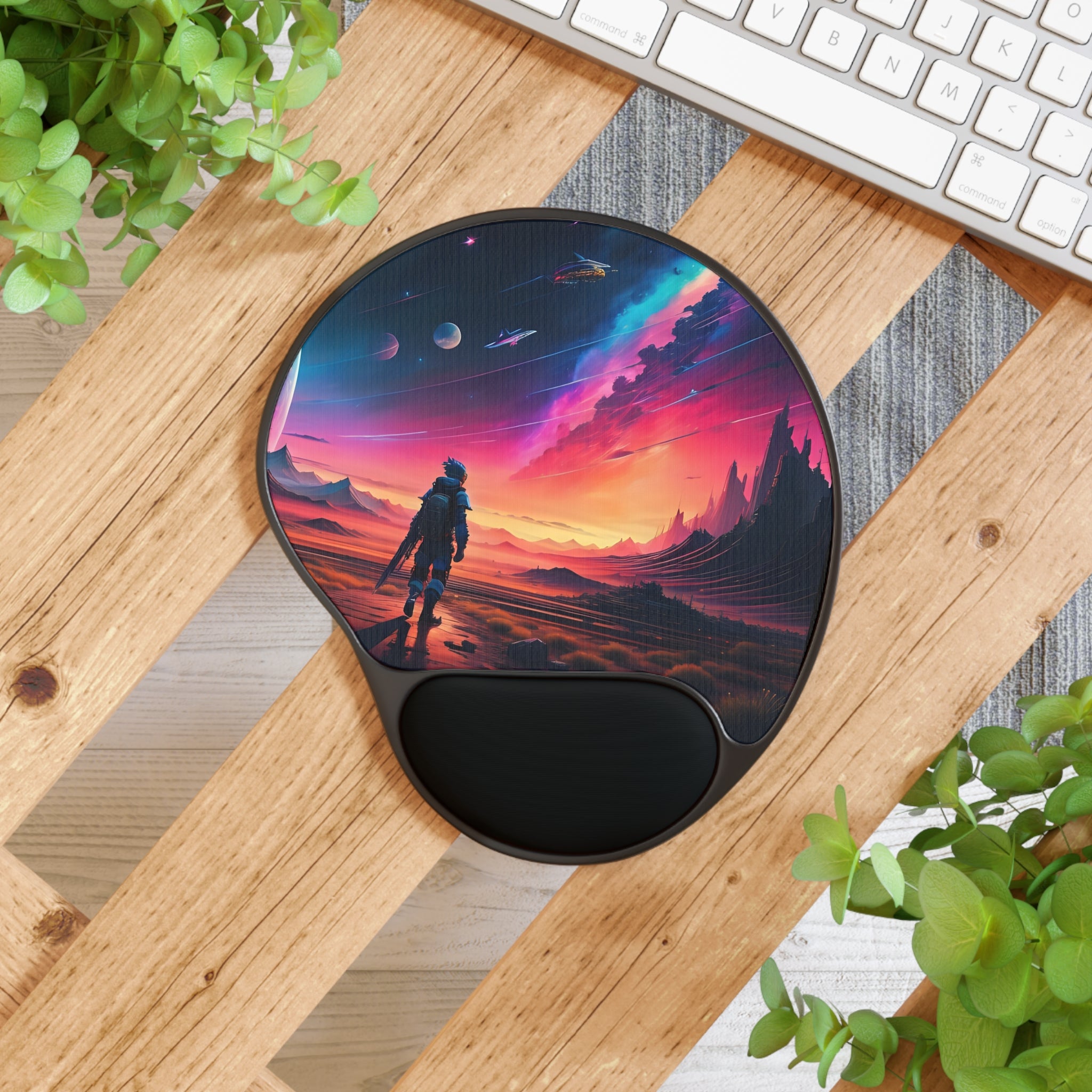 InterstellarGaming.Co Mouse Pad With Wrist Rest